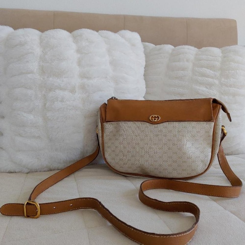 GUCCI Purse ShoulderBag CrossBody VINTAGE Micro GG